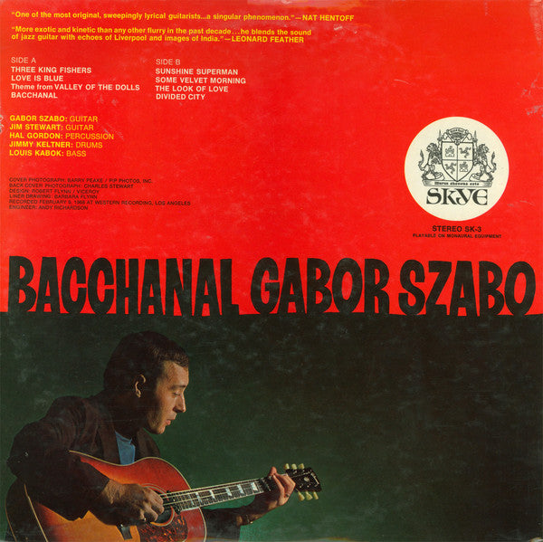 Gabor Szabo - Bacchanal - LP