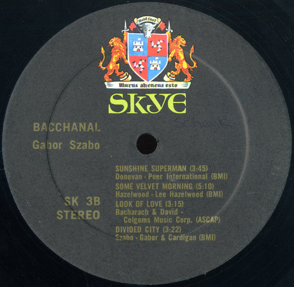 Gabor Szabo - Bacchanal - LP