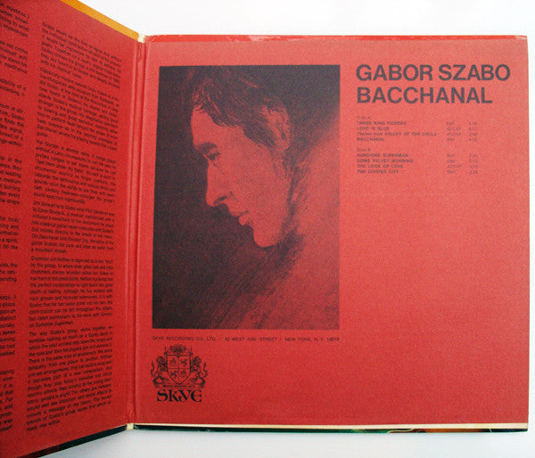 Gabor Szabo - Bacchanal - LP