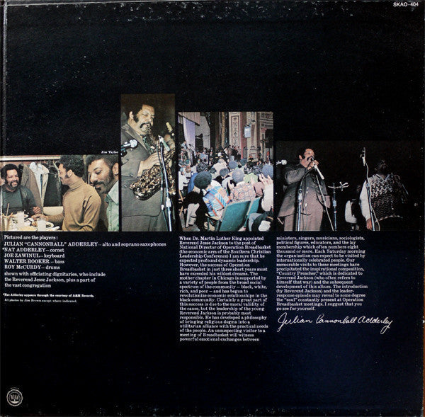 The Cannonball Adderley Quintet - Country Preacher - LP