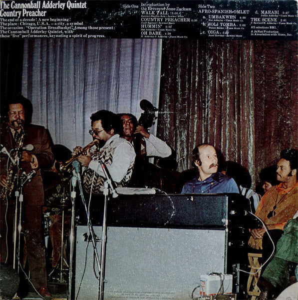The Cannonball Adderley Quintet - Country Preacher - LP