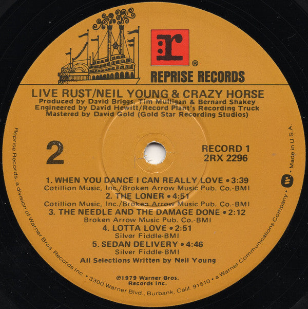Neil Young & Crazy Horse - Live Rust - LP