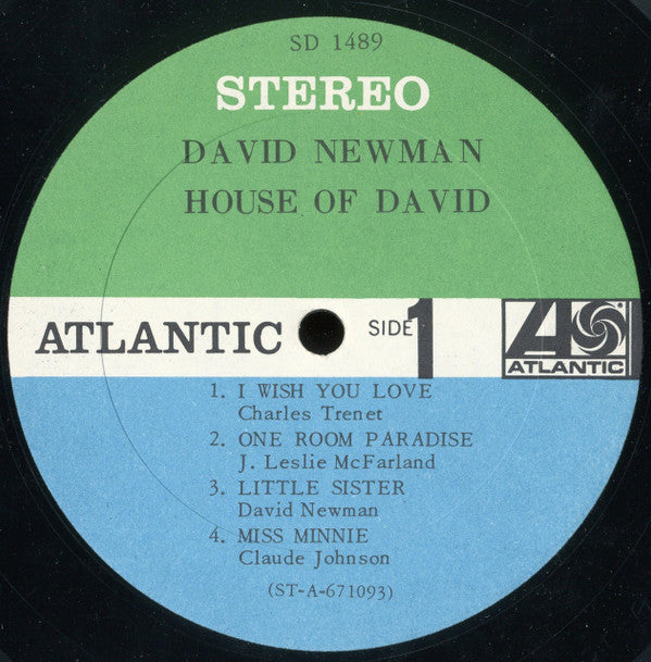 David Newman* - House Of David - LP
