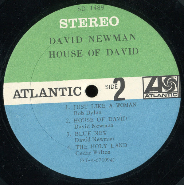 David Newman* - House Of David - LP