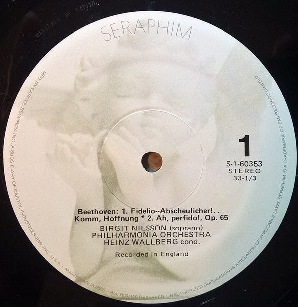 Birgit Nilsson - Birgit Nilsson Sings Beethoven, Weber & Mozart - LP