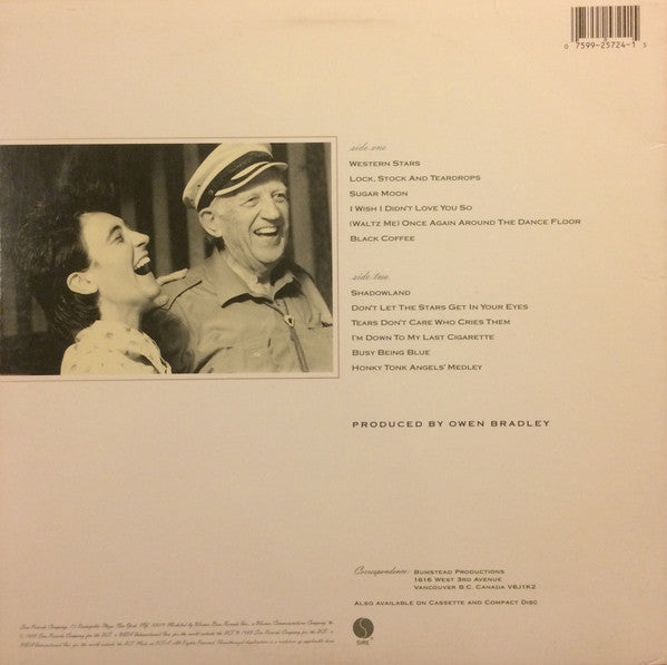 k.d. lang - Shadowland (The Owen Bradley Sessions) - LP