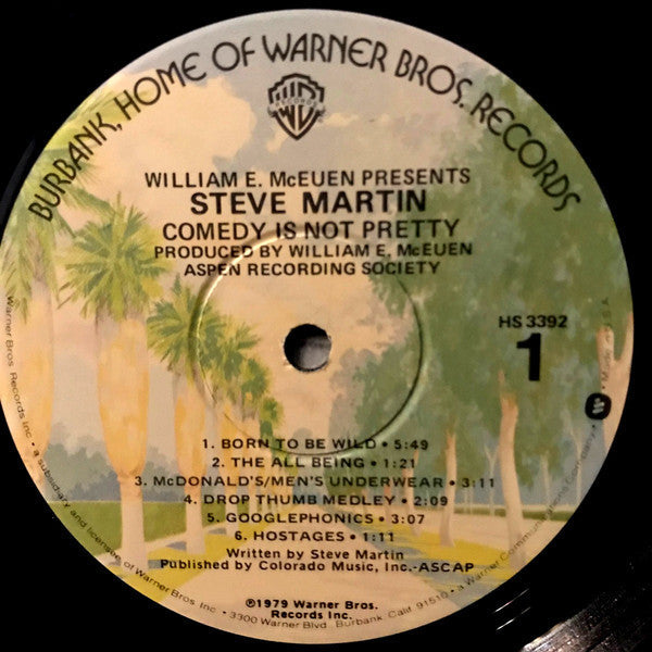 Steve Martin (2) - Comedy Is Not Pretty - LP