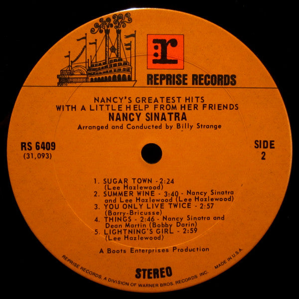 Nancy Sinatra - Nancy's Greatest Hits - LP