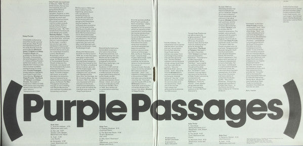 Deep Purple - Purple Passages - LP