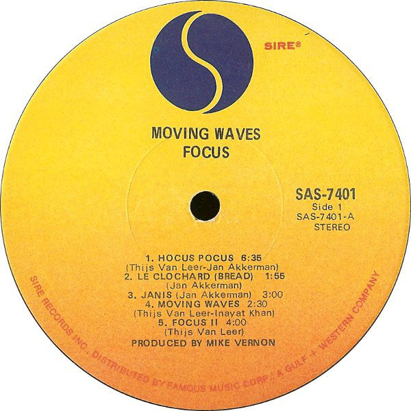Focus  - Moving Waves - LP