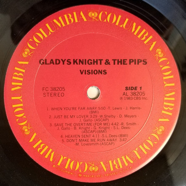 Gladys Knight & The Pips* - Visions - LP