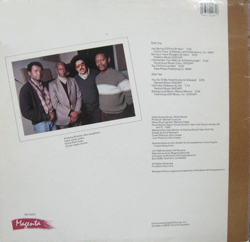 Anthony Braxton - Seven Standards 1985, Volume I - LP