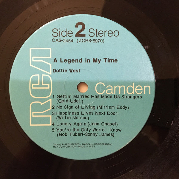 Dottie West - A Legend In My Time - LP