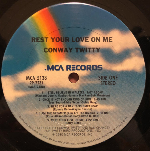 Conway Twitty - Rest Your Love On Me - LP