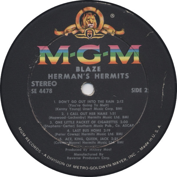 Herman's Hermits - Blaze - LP