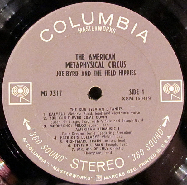 Joe Byrd And The Field Hippies - The American Metaphysical Circus - LP