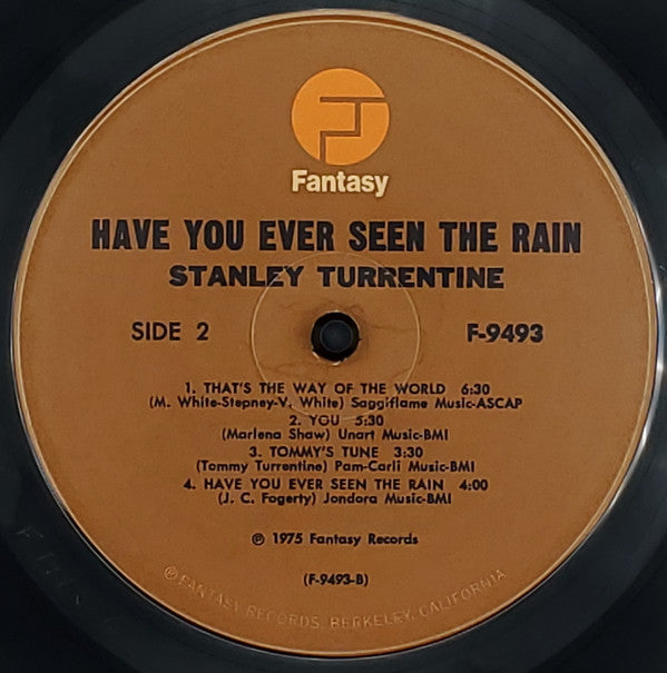 Stanley Turrentine - Have You Ever Seen The Rain - LP