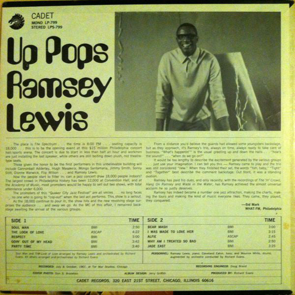 Ramsey Lewis - Up Pops Ramsey Lewis - LP