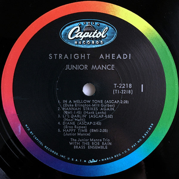 Junior Mance - Straight Ahead! - LP
