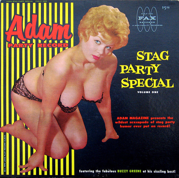 Buzzy Greene - Stag Party Special Volume One - LP