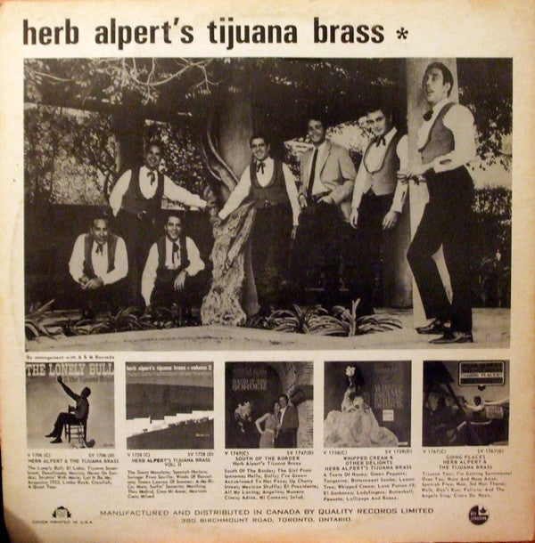 Herb Alpert's Tijuana Brass* - Whipped Cream & Other Delights - LP