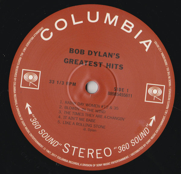Bob Dylan - Bob Dylan's Greatest Hits - LP