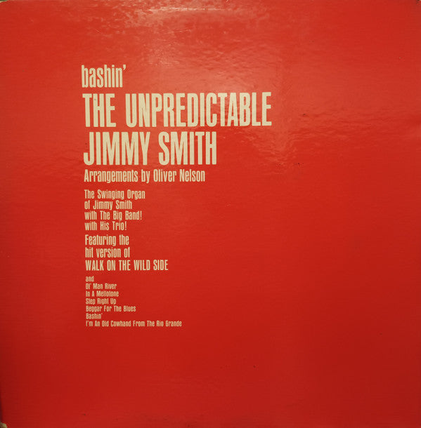 The Unpredictable Jimmy Smith* - Bashin' - LP