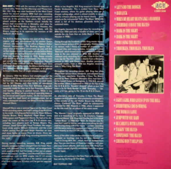 B.B. King - Across The Tracks - LP