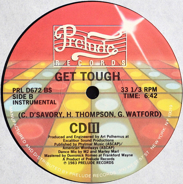 CD III - Get Tough - LP