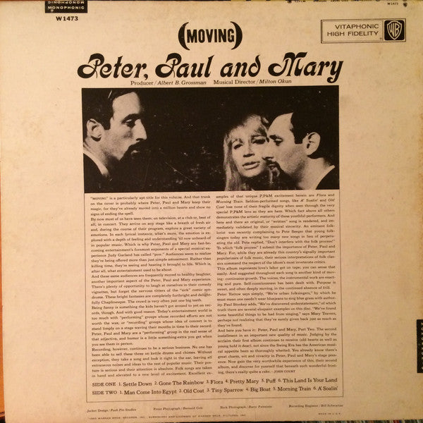 Peter, Paul And Mary* - (Moving) - LP