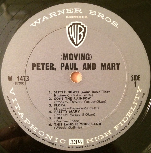 Peter, Paul And Mary* - (Moving) - LP