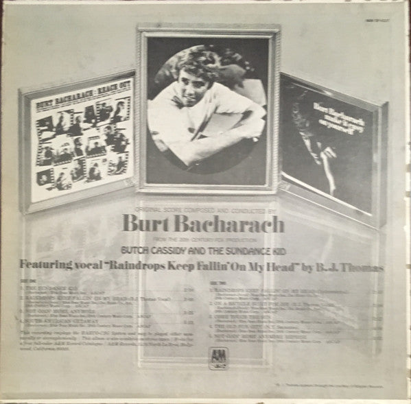Burt Bacharach - Butch Cassidy And The Sundance Kid (Original Movie Soundtrack) - LP