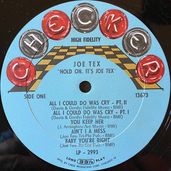 Joe Tex - Hold On! It's Joe Tex - LP