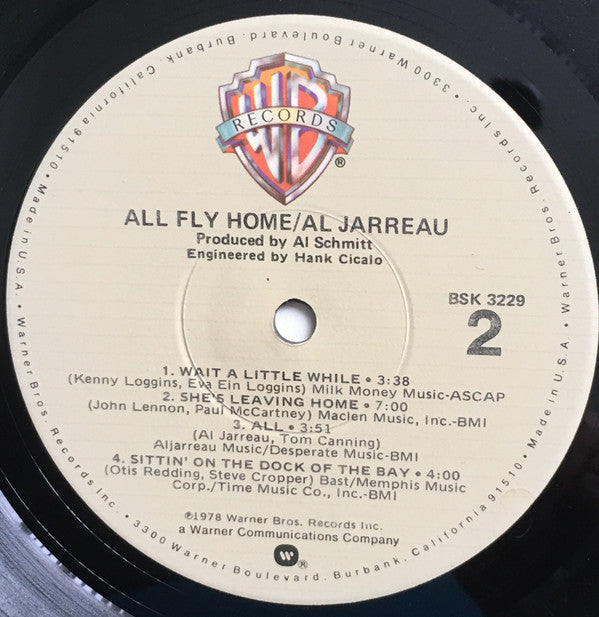 Al Jarreau - All Fly Home - LP