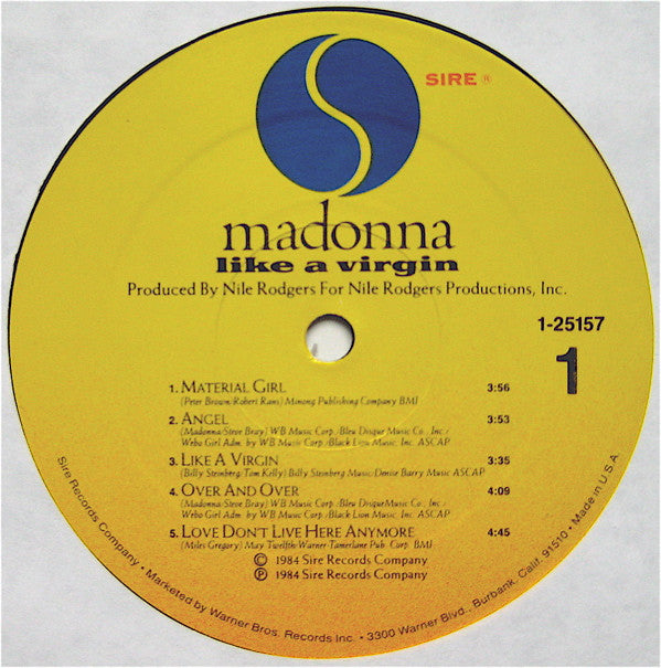 Madonna - Like A Virgin - LP