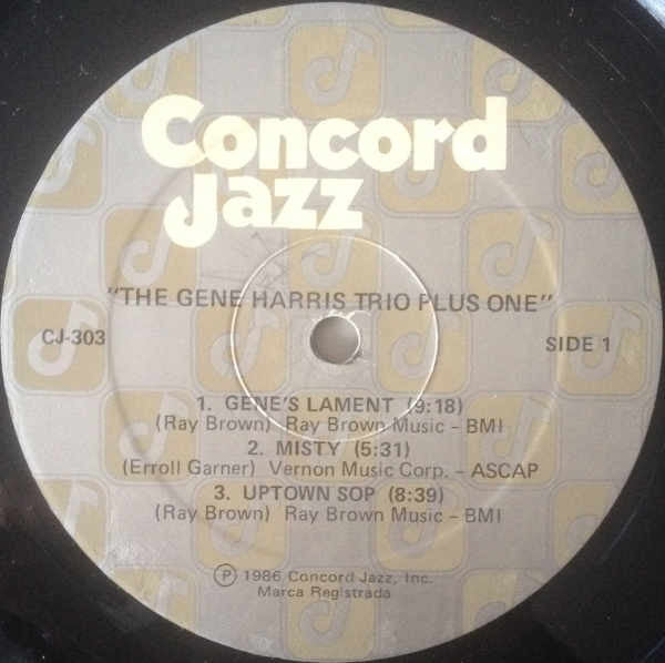 The Gene Harris Trio Plus One - The Gene Harris Trio Plus One - LP