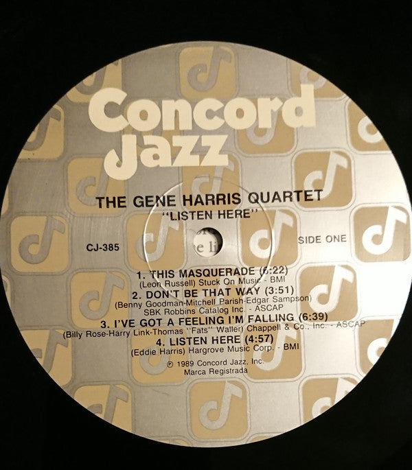The Gene Harris Quartet - Listen Here! - LP