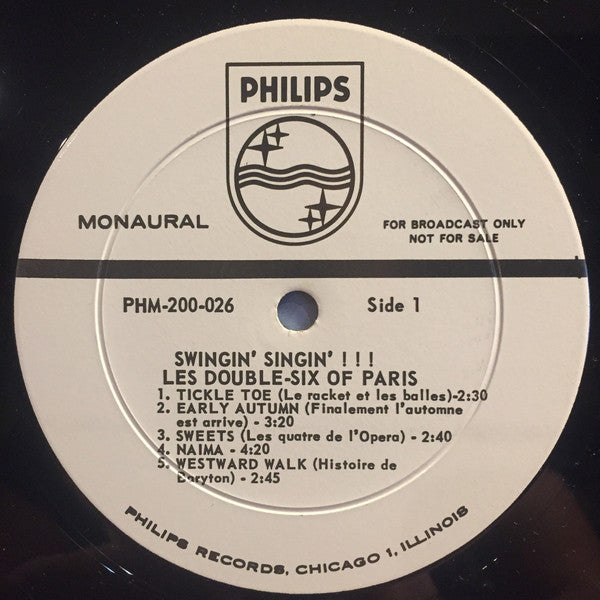 Double Six Of Paris* - Swingin' Singin'! - LP