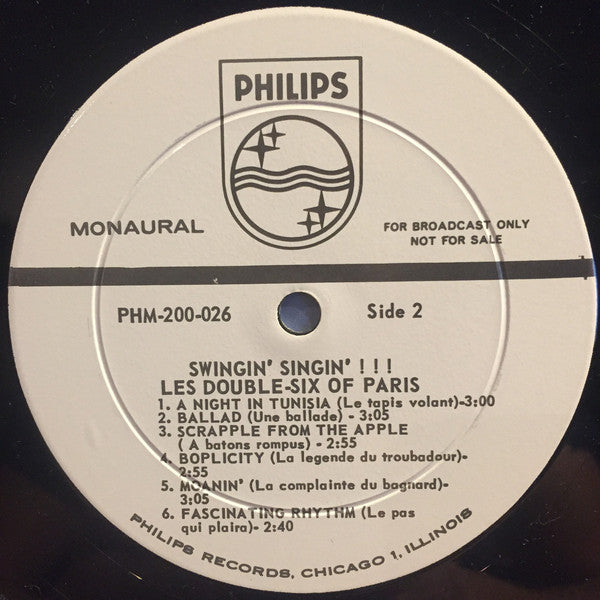 Double Six Of Paris* - Swingin' Singin'! - LP