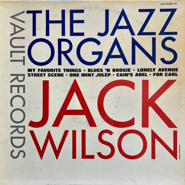 Jack Wilson - The Jazz Organs - LP