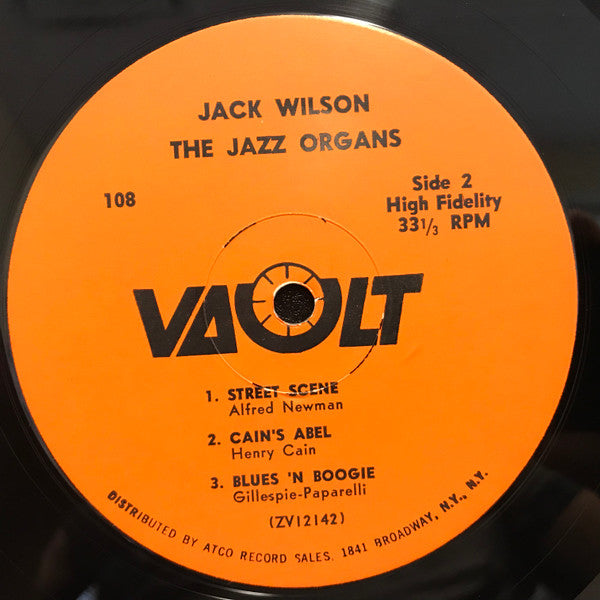 Jack Wilson - The Jazz Organs - LP