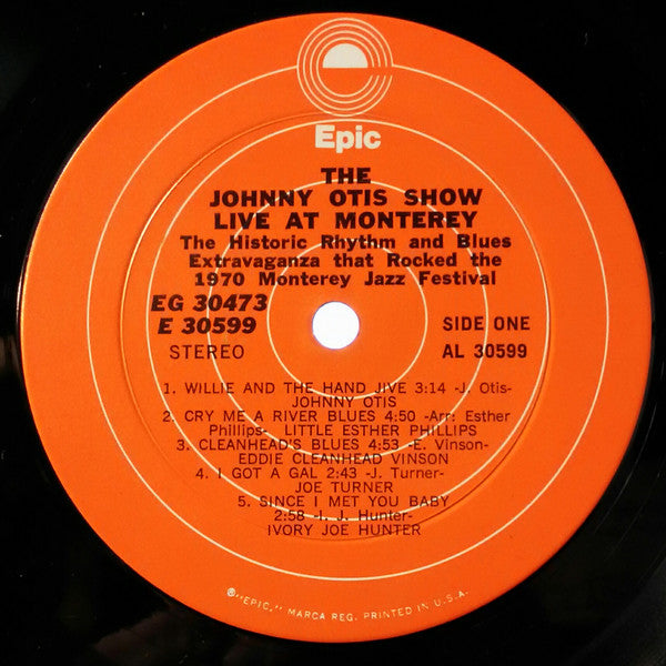 The Johnny Otis Show - The Johnny Otis Show Live At Monterey! - LP