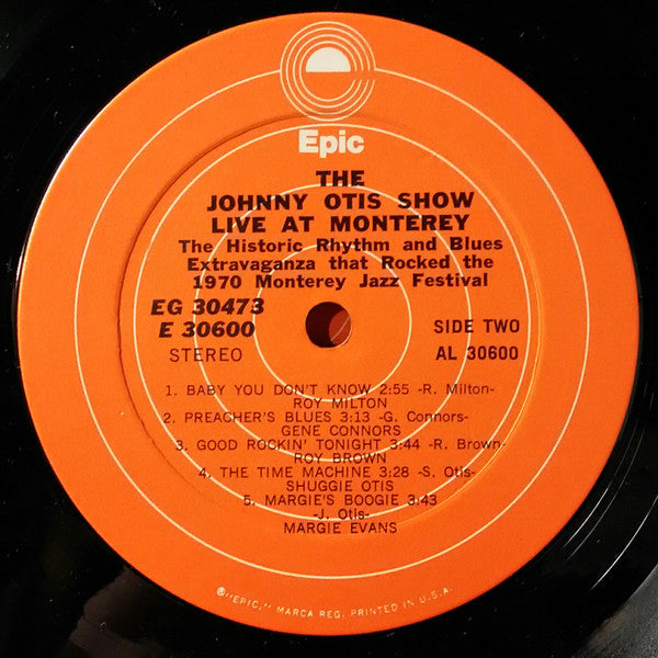 The Johnny Otis Show - The Johnny Otis Show Live At Monterey! - LP