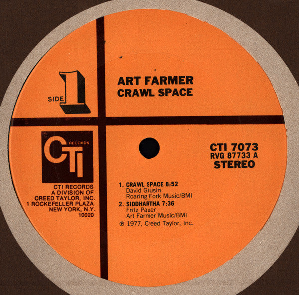 Art Farmer - Crawl Space
