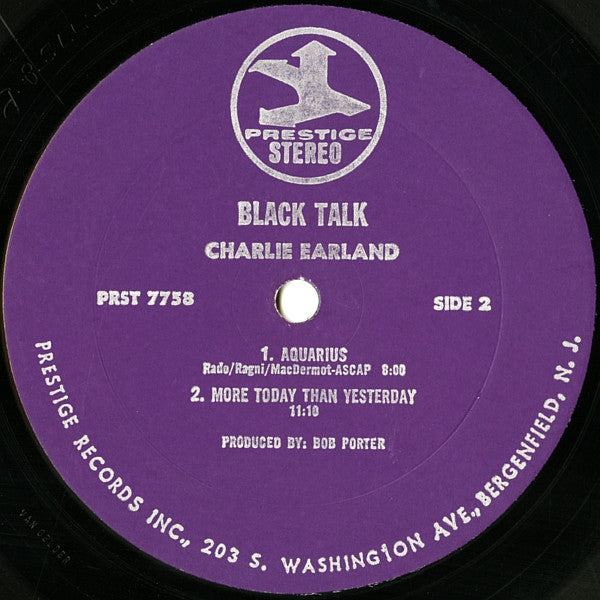 Charles Earland - Black Talk! - LP