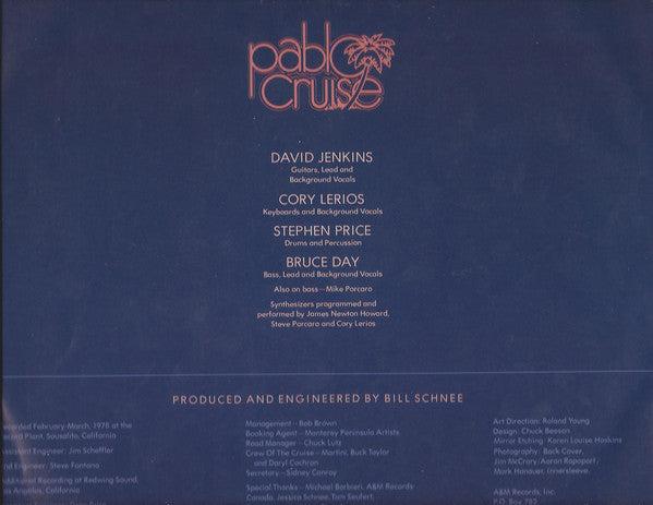 Pablo Cruise - Worlds Away - LP