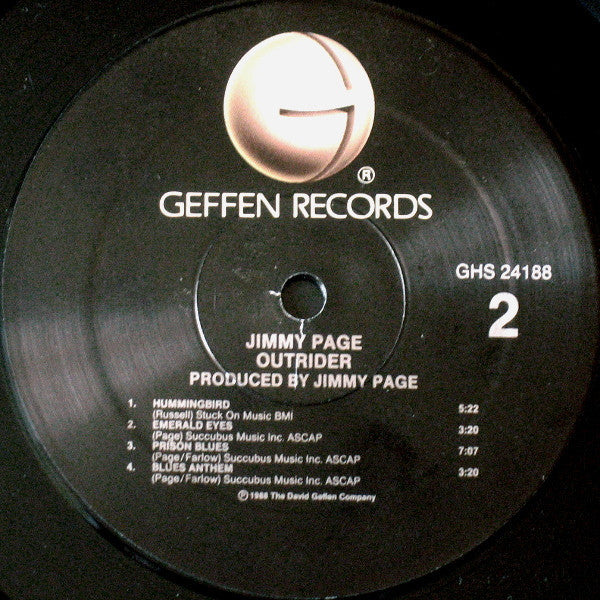 Jimmy Page - Outrider - LP