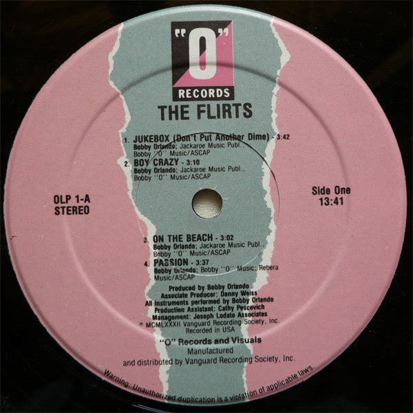 The Flirts - 10¢ A Dance - LP
