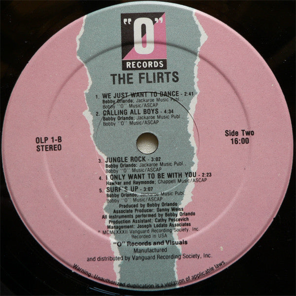 The Flirts - 10¢ A Dance - LP