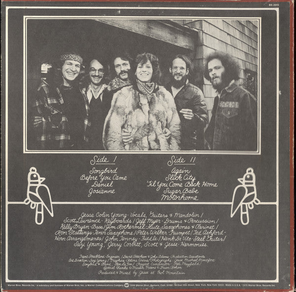 Jesse Colin Young - Songbird - LP